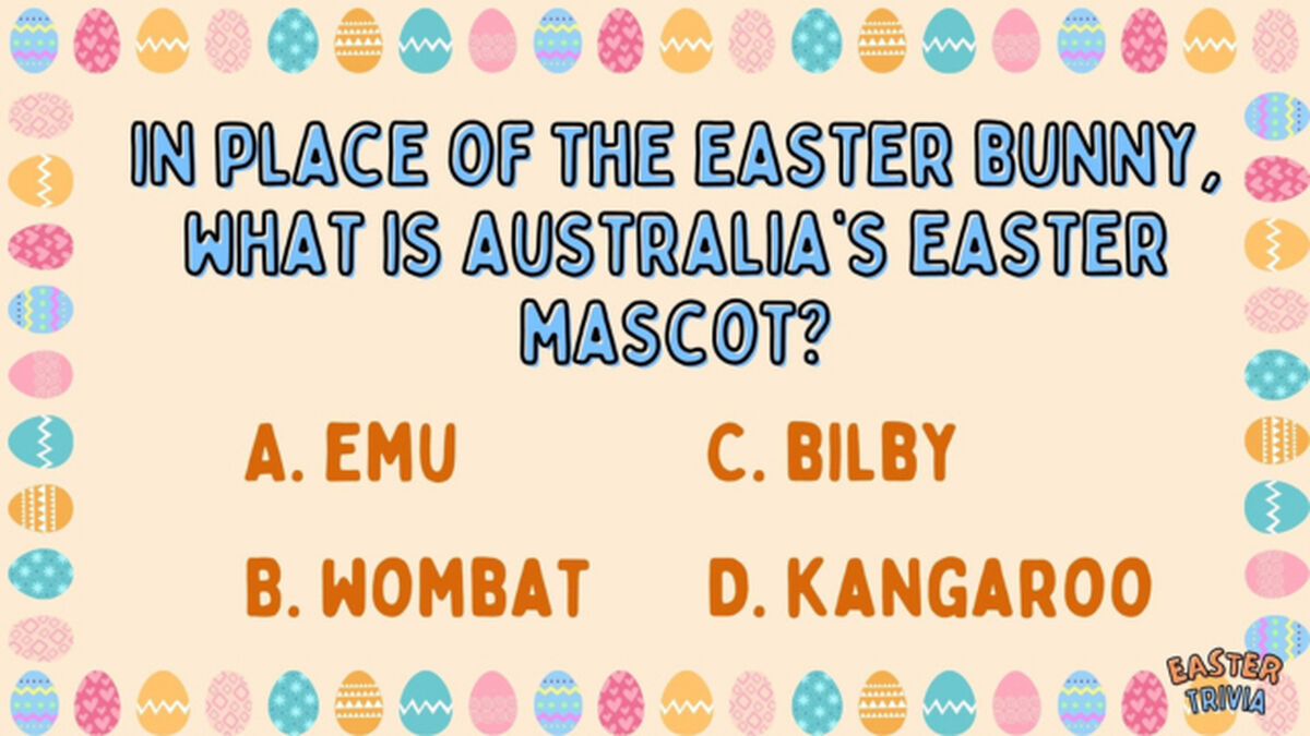 Easter Trivia! image number null
